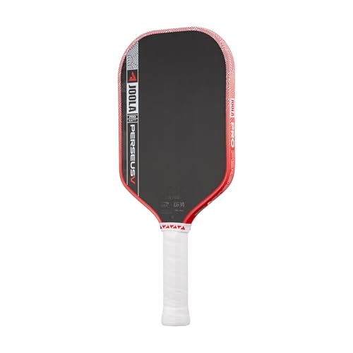 Image of JOOLA Pro V Pickleball Paddle - 14mm /16mm - Raw Carbon Fiber Textured Surface - Enhanced Frame & Propulsion Core, USAPA & UPA-A Certified, NFC Chip Enabled, Premium Control & Lightweight Performance