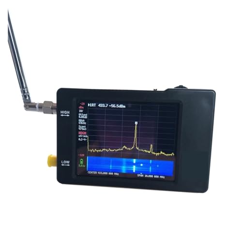2.8 インチ ディスプレイ、100kHz 〜 960MHz、ESD 保護付きハンドヘルド小型スペクトラム アナライザ