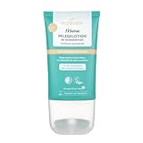 MABYEN Mama Pflegelotion 150 ml | Feuchtigkeitspflege Schwangerschaft & Stillzeit – Bio-Mandelöl, Wildrosenöl & Squalan – Massage mit Silikonaufsatz – vegane Naturkosmetik