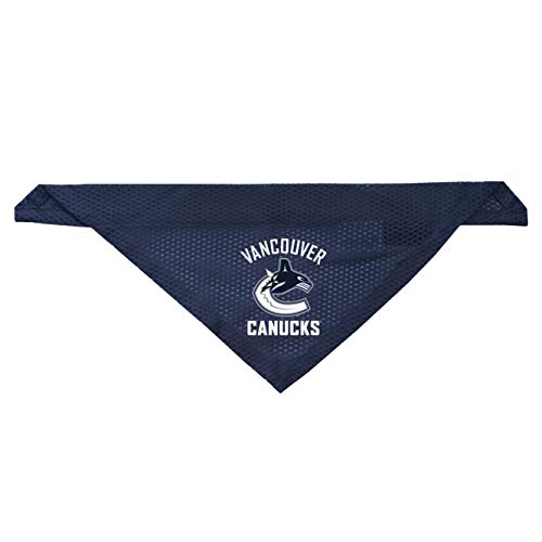 Littlearth Vancouver Canucks Dog Cat Mesh Jersey Bandana L/XL