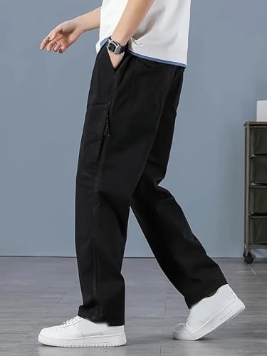 Image of Lymio Cargo for Men || Cotton Cargo Pant || Drawstring Waist Pant (Also Available in Plus Sizes) (62-65)