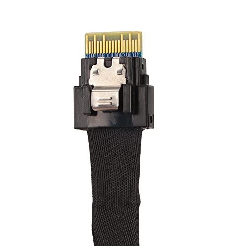 Câble SAS 4.0 SFF-8654 8i 76 broches haute durabilité vers double 4i HD pour Raid