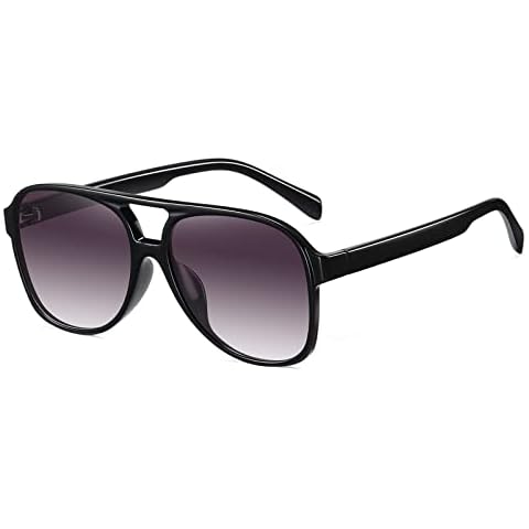 Sunglasses Non-Polarized Womens Mens Trendy Retro Vintage 70s Sunglasses for Women Men Classic Pilot Style Sun Glasses Cover
