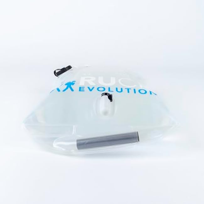 HydroRuck Pro Water Weight Bag for Rucking, 25 lbs Capacity, with Hydration Tube and Wide-Mouth Fill