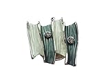  Brosche Magnetbrosche Schal Clip Bekleidung Poncho Taschen Stiefel Textilschmuck Silber - Grau Strass