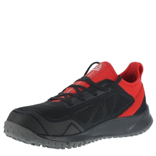 Image of Reebok Work Mens All Terrain Slip Resistant Steel Toe Work Safety Shoes Casual - Black