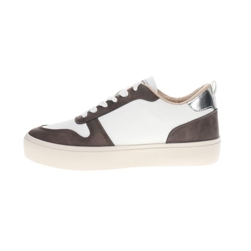 VINTAGE HAVANA Womens Aura Metallic Platform Lace Up Sneakers Shoes Casual - White3