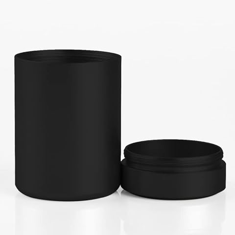 ZYYXB Tea Coffee Sugar Canisters Stylish Stainless Steel Container With Easy To Open Airtight Lids Steel Kitchen Storage Caddy Storage Organizer Jar,black Cover