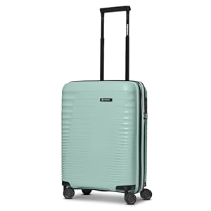 Farmhood Eco Edition Hartschalen Kabinen-Koffer nachhaltig | Kleiner Cabin-Trolley 40 x 22 x 55 cm mit Dehnfalte von 44 auf 50 Liter erweiterbar | Ultra-leicht nur 2,61 Kg