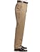Savane Men's No Iron Comfort Waist Flat Front Luster Twill Pant