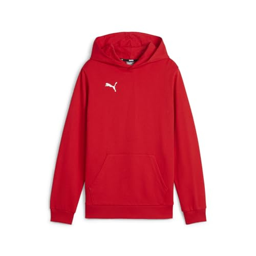 PUMA Jungen Teamgoal Casuals Hoody Jr Pullover, Puma Red-puma...