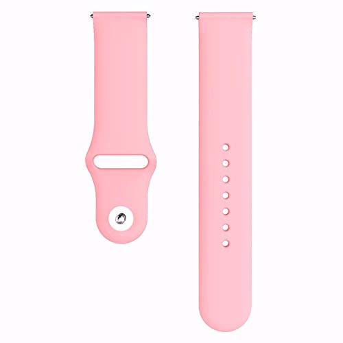 Image of Soft Silicone Smart-Watch Strap - Watchband Straps Silicone Belt Replacement Compatible With BOAT Watch Flash