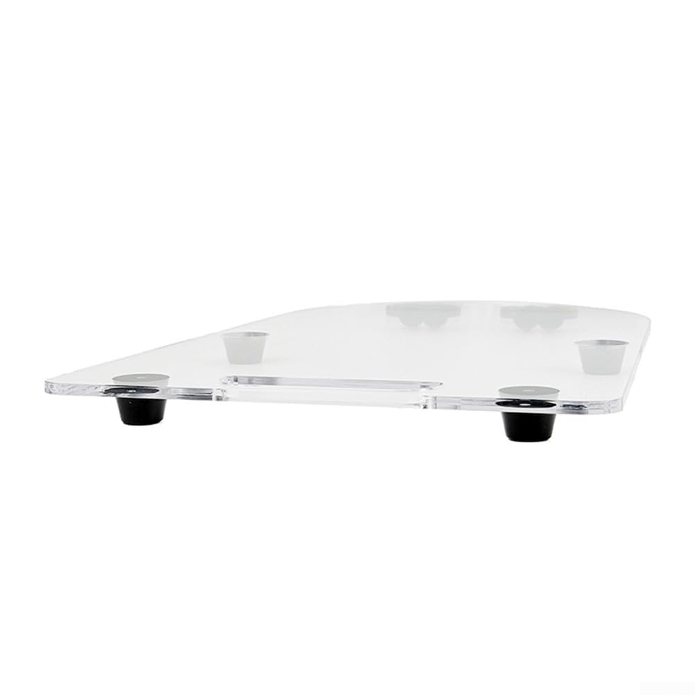 Planche coulissante pour Thermomix TM7, planche stable sur mesure pour Thermomix TM7, tapis de comptoir à déplacement rapide pour friteuse à air, cafetière, mixeur sur pied, grille-pain (transparent)