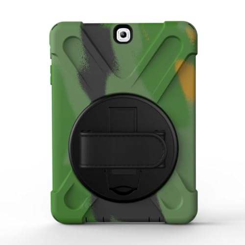 Coque robuste Samsung Galaxy Tab S2 9.7 résistante aux chutes avec coins renforcés camouflage