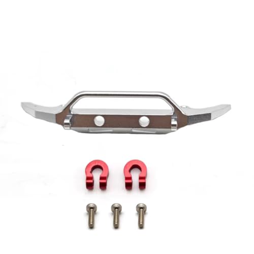 Pare-chocs avant Axial SCX30 argent modification Bronco 1/30 RC