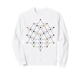 Photo Gallery merkaba punti multicolori geometria sacra forme mania felpa Photo Gallery merkaba punti multicolori geometria sacra forme mania felpa