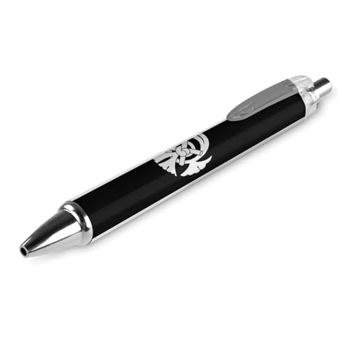 ボールペン 油性ボールペン 立花氏家紋 祇園守紋 ボールペン ノック式 ジェルボールペン 0.5mm 黒インク PC素材 耐久 学生 子供用 1 PCS