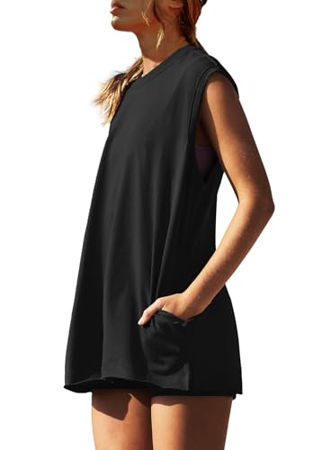 Yanekop Womens Matching Workout Sets Micro Biker Short Sets 2 Piece Outfits Summer Two Piece Lounge Set Tunic Tops Set3