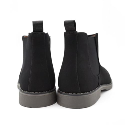 Image of Finishing & Sewing Men's Chelsea Boots, Smart Casual Slip On Ankle Boots
