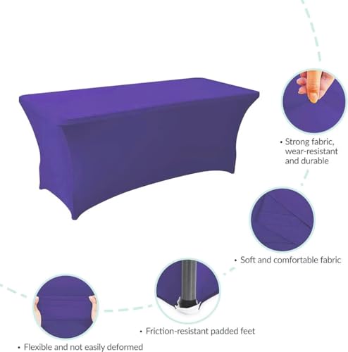 Nappe de table extensible sans pli pour éliminer le repassage des grands buffets