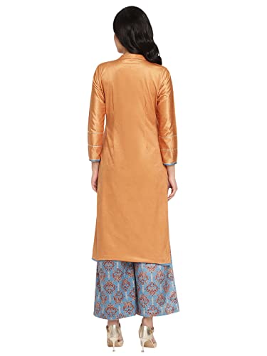 Image of Ahalyaa Women's Digital Print Velvet Kurta With Palazzo (AHKUPZ-COMBO-411-12-13)