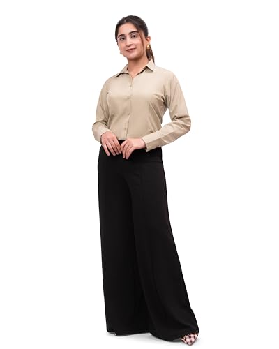 Image of ESTA Women Full Sleeve Stylish Western Official Formal Shirts Regular fit Shirts for Women