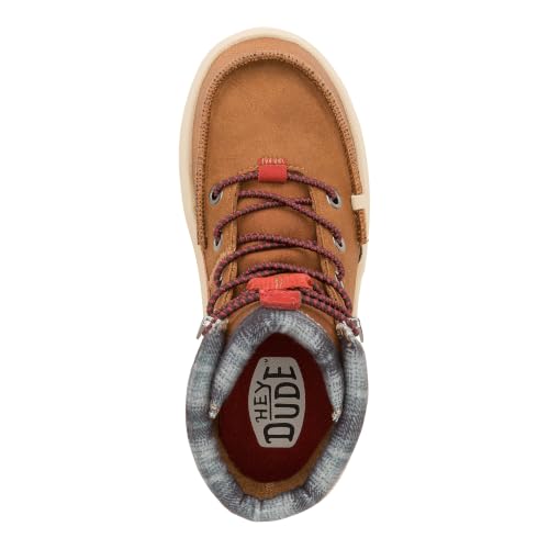 Image of HEYDUDE Boy's Toddler Bradley Classic Boot | Synthetic Upper Lace Up Boot