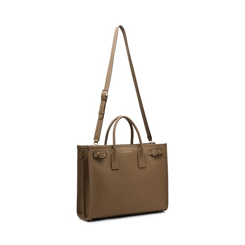 Image of Anne Klein Womens 3 Piece Work Tote Gift Set, Truffle