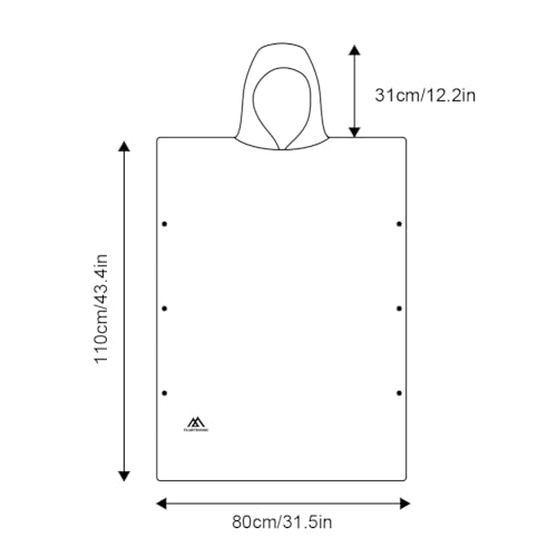flintronic Swim Towels, Quick Dry Changing Robe Towel - Image 3