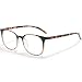 ANRRI Blue Light Blocking Computer Glasses for Anti Eyestrain Anti Glare Lens Lightweight Frame Eyeglasses Leopard Frame, Men/Women