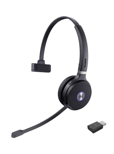 Yealink Wh62 Wireless Headset With Microphone Ultra Portable Dect Headset Teams Teams & Zoom Certified Office Headphone With Noise Canceling Mic For Computer Pc Laptop Voip Phone Sip Phone #TOP6