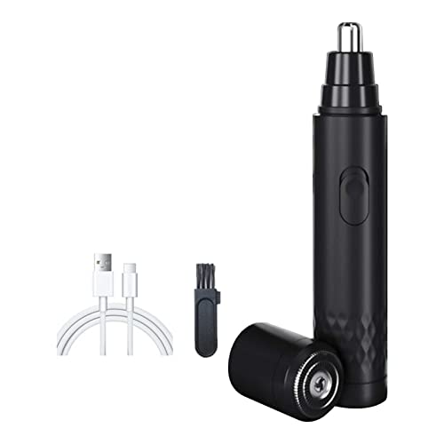 Électrique Nez Oreille Tondeuse À Cheveux Remover Hommes Professionnel Rechargeable Usb Électrique Hommes Nez Cheveux Nez Tondeuse À Tondeuse Cheveux Professionnelle De Finition (B, One Size)
