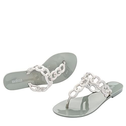 CHINELO MELISSA SUCCESS VERDE/BEGE/PRETO 33240 TAMANHO:38;COR:VERDE