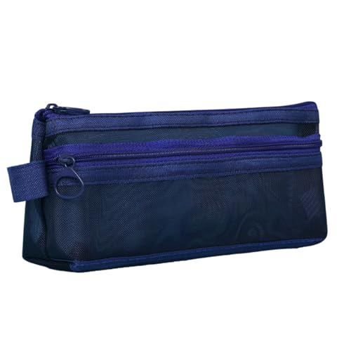 大容量ペンシルケース クリアペンポーチ マーカーオーガナイザー ストレージバッグ 旅行メイクアップバッグ 学校 オフィス 旅行 鉛筆オーガナイザー