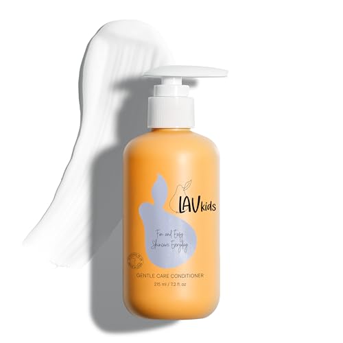 Lav Kids Haarpflegespülung Sanft duftende, natriumlaurylsulfat- und silikonfrei für den täglichen Gebrauch, dermatologisch getestete, 200 ml