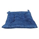 LIGIGWASH 2 Piezas Cojines para Silla de Comedor con Relleno Grueso y Suave Almohadillas Decorativas para Asiento de Muebles de Hogar Azul Profundo Diseño Elegante y Cómodo