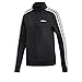 adidas Women’s Essentials 3-stripes Tricot Track Jacket, Black/White, Small