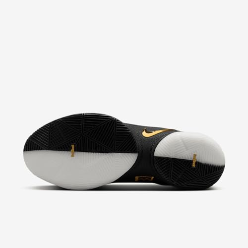 Lebron XXII “Mogul” Basketball Shoes (HV8454-100, White/Metallic Gold/Black) Size 8.52