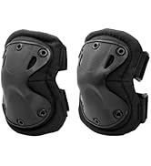 AOUTACC Tactical Combat Elbow Protective Pads Set for Outdoor CS Paintball Game Cycling Safety Sk...
