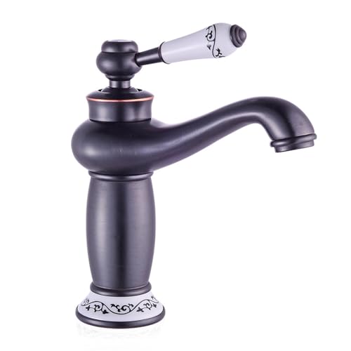 Robinet de lavabo chaud et froid en cuivre pour éliminer les fuites de salle de bains