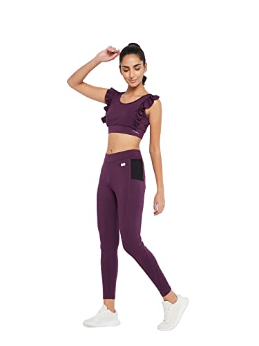 Image of Clovia Women's Snug Fit High-Rise Active Tights