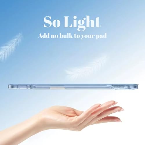 Vurtboly Cover Compatible with Huawei MatePad SE 11inch 2024 Case with Pencil Holder, Slim Lightweight TPU Shockproof Cover with Clear Back Silicone Shell Protective for Huawei MatePad SE 11“ (Black)