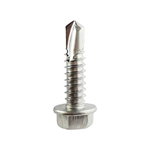 #12 x 1 pulgada Tornillos Hexagonal Autoperforante miniatura 2