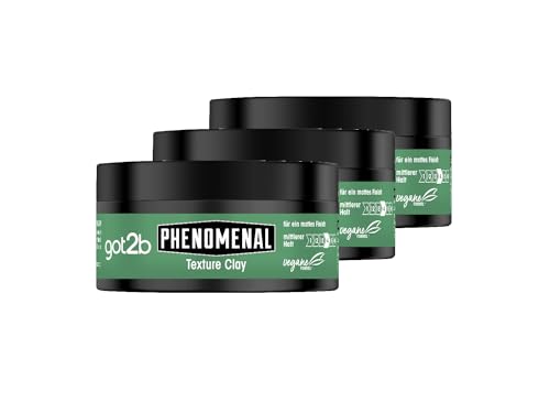 Got2b argile cheveux courts formule végétalienne cire homme