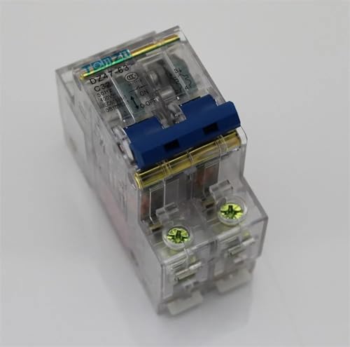 Disjoncteur 2P 50A boîtier transparent pour tableau électrique - 4