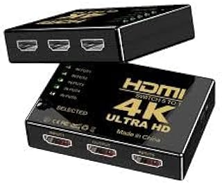 جهاز تحكم عن بعد 4 كيه بـ5 منافذ 1080 بيكسل اتش دي ام اي ثلاثي الابعاد لجهاز بلاي ستيشن 3 وتلفزيون HD