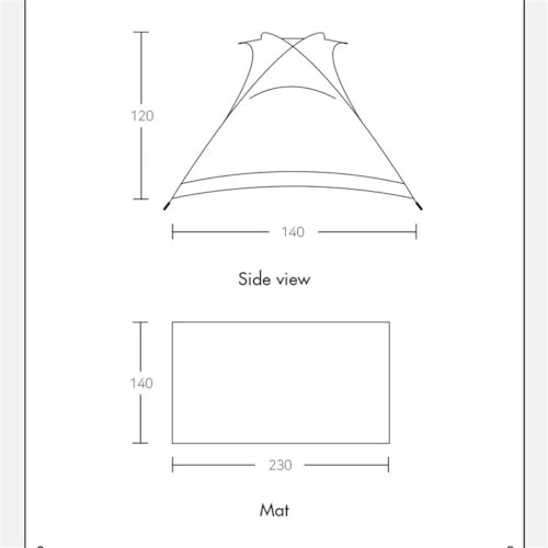 Carpa ligera para camping al aire libre para 1 persona miniatura 4