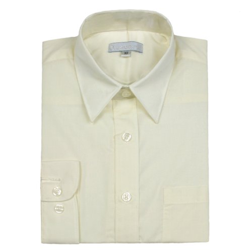 Baby Kid Boy Teen Formal Party Event Causal Tuxedo Ivory Suit Shirt 4-20 (16)