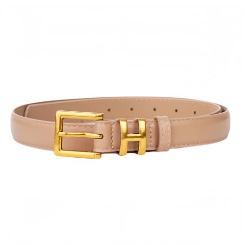 Women's belt, tight and elegant fashion classic metal buckle belt for formal jeans casual pants