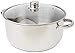 Crealys Cacerola, Acero Inoxidable, 28 cm,8 l